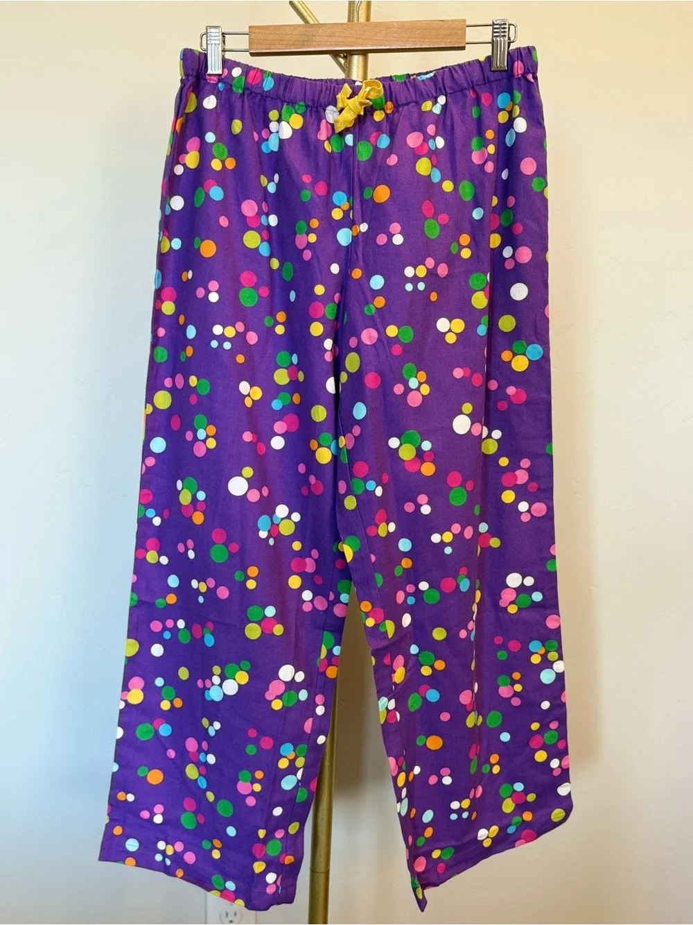 Victoria's Secret Purple Polka Dot Pajama Set